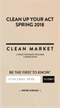 Mobile Screenshot of cleanmarket.com